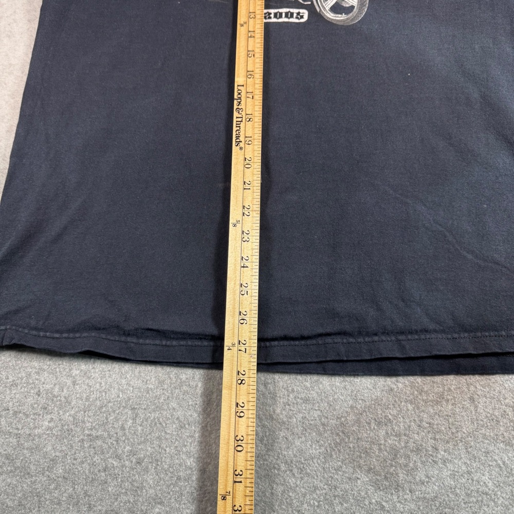 Vintage Daytona Bike Week 2005 Slick Designs Graphic T-Shirt Mens XL Black Good - Picture 6 of 11